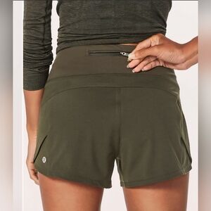 Lululemon Morning Miles Short Dark Olive Size 4